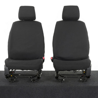 B&Q -  Ford Ranger 2023+ Black Front Seat Covers