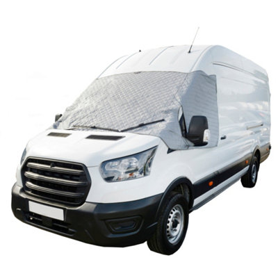 B&Q -  Ford Transit Mk8 Thermal Windscreen Cover 2014 OnGrey