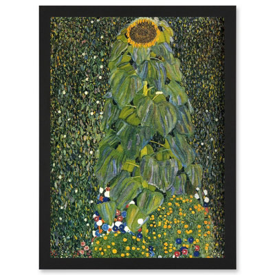 Artery8 Gustav Klimt The Sunflower 1907 Old Master Painting Wall Art PrintA4 Size from B&Q