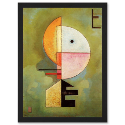 B&Q -  Wassily Kandinsky Upward Old Master Abstract Painting Wall Art PrintA4 Size
