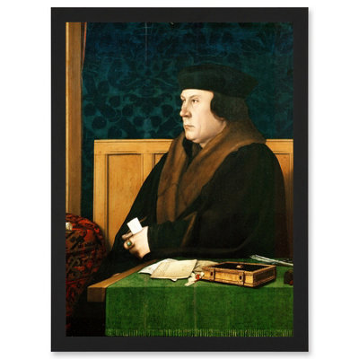 B&Q -  Painting Antique Holbein Junior Thomas Cromwell Earl Essex Chief Minister Wall Art PrintA4 Size