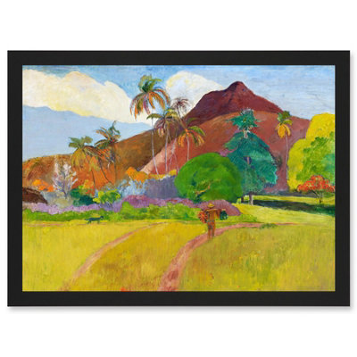 B&Q -  Paul Gauguin Tahitian Landscape Painting Wall Art PrintA4 Size
