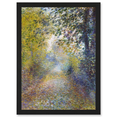 B&Q -  Renoir In The Woods Painting Landscape Wall Art PrintA4 Size