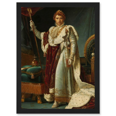 Artery8 Gerard Portrait Emperor Napoleon I Bonaparte France Wall Art PrintA4 Size from B&Q