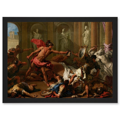 Artery8 Ricci Perseus Phineus Head Medusa Gorgon Greek Myth Painting Wall Art PrintA4 Size from B&Q