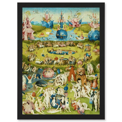 B&Q -  Hieronymus Bosch Garden Earthly Delights Painting Wall Art PrintA4 Size