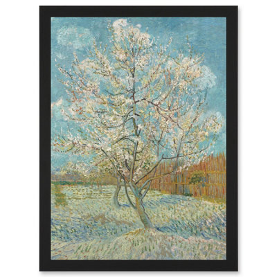 B&Q -  Van Gogh The Pink Peach Tree Painting Wall Art PrintA4 Size