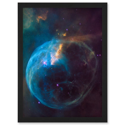 Artery8 Nasa Hubble Telescope Bubble Nebula Ngc 7635 Cassiopeia Wall Art PrintA4 Size from B&Q