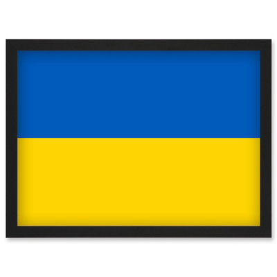 Artery8 Ukraine National Flag Vexillology World Flags Country Region Poster Wall Art PrintA4 Size from B&Q