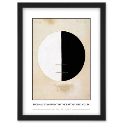 Artery8 Hilma Af Klint Buddhas Standpoint In The Earthly Life No 3A Abstract Painting Wall Art PrintA4 Size from B&Q