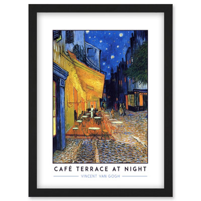 B&Q -  Vincent Van Gogh Café Terrace At Night Place Du Forum Post-Impressionist Painting Wall Art PrintA4 Size