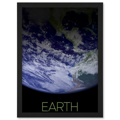 Artery8 Nasa Our Solar System Earth Planet Image Space Wall Art PrintA4 Size from B&Q