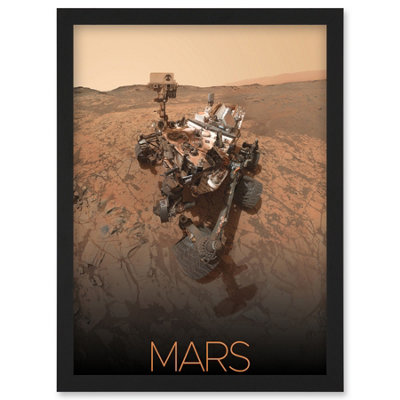 Artery8 Nasa Our Solar System Mars Curiosity Rover Self Portrait Wall Art PrintA4 Size from B&Q