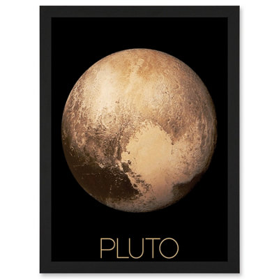 Artery8 Nasa Our Solar System Pluto New Horizons Image Wall Art PrintA4 Size from B&Q