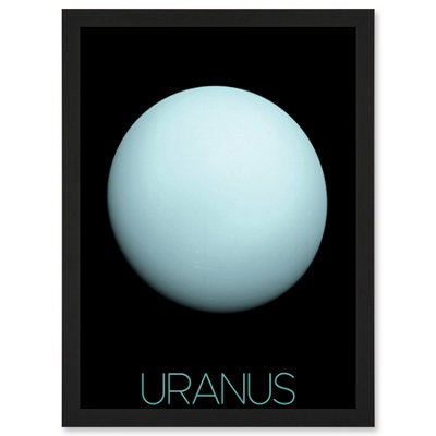 Artery8 Nasa Our Solar System Uranus Planet Voyager 2 Image Wall Art PrintA4 Size from B&Q