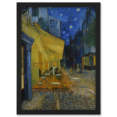 B&Q -  Van Gogh Cafe Terrace At Night Place Du Forum Painting Wall Art PrintA4 Size