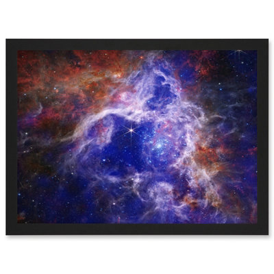 Artery8 Nasa James Webb Telescope The Enduring Stellar Lifecycle In 30 Doradus Wall Art PrintA4 Size from B&Q