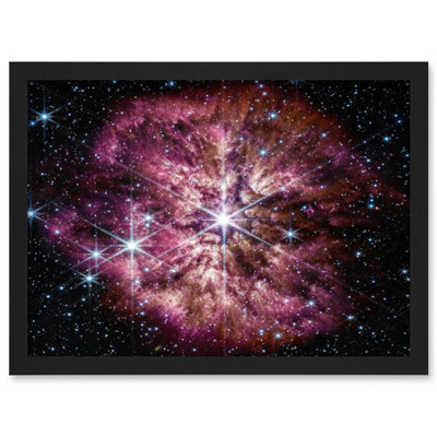 Artery8 Nasa James Webb Telescope Prelude To Supernova Wall Art PrintA4 Size from B&Q