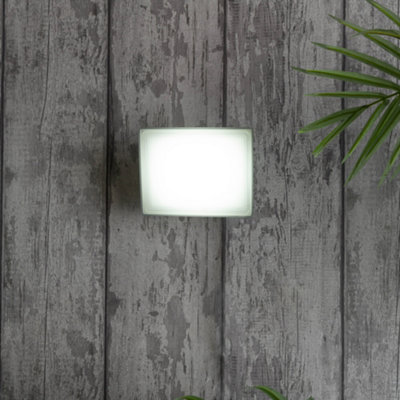 B&Q -  Akos Black 30 Watt Led Ip65 Outdoor Wall Flood Light