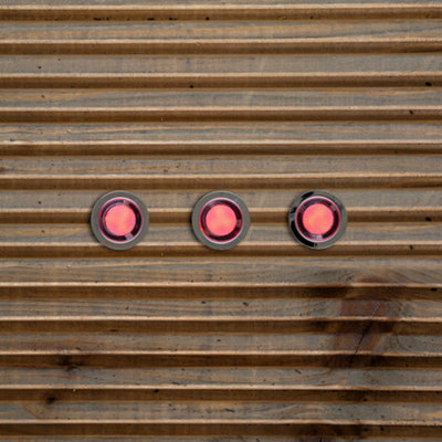 Litecraft Pack Of 10 Smart Horus 3Cm Stainless Steel Led Rgb Outdoor Decking Lights