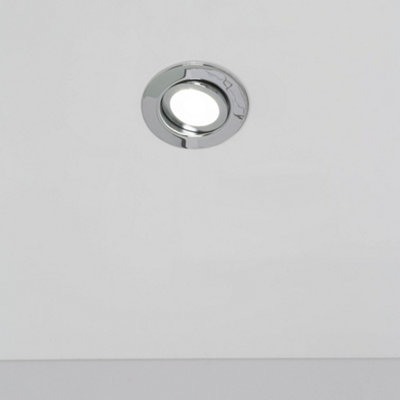 Litecraft Cob Led Chrome Adjustable Colour Changing Bathroom Downlight from B&Q