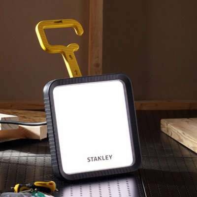 Litecraft Stanley Portable Black 35 Watt Led Ip44 Outdoor Work Light from B&Q