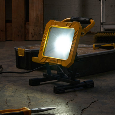 Litecraft Stanley Portable Black 33 Watt Led Ip65 Outdoor Work Light from B&Q