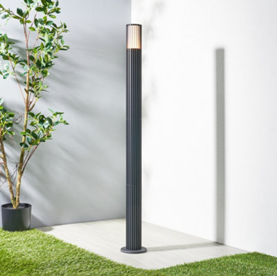 Litecraft Veda Anthracite Outdoor Adjustable Post Light from B&Q