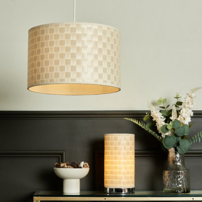 B&Q -  Sovin Ivory Table Lamp With Easy Fit Light Shade