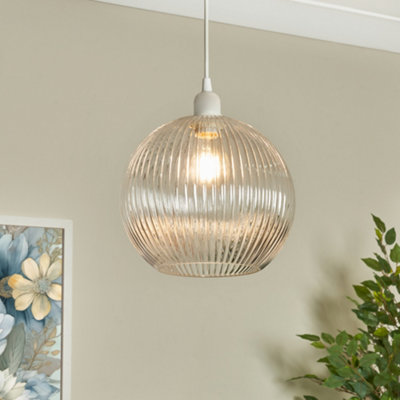 Litecraft Brianna Clear Easy Fit Lamp Shade Light