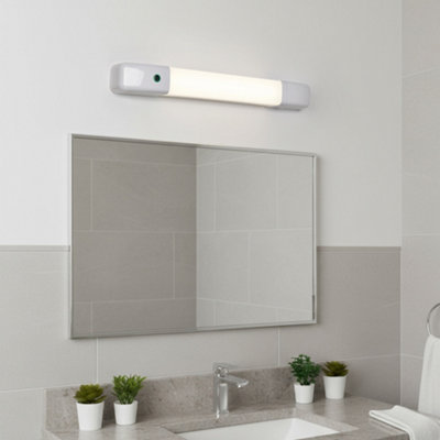Litecraft White/Light Dimmable Matte Led Bathroom Shaver Wall