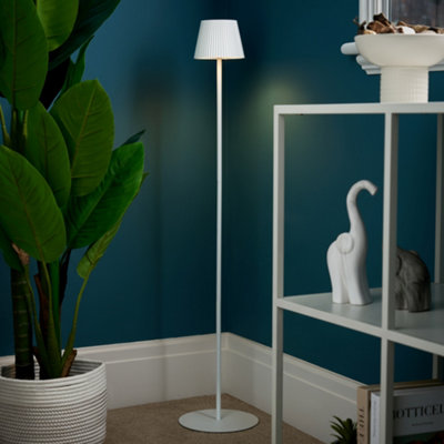 B&Q -  Elowen White Touch Sensitive Led Rechargeable Floor Lamp - Image 3