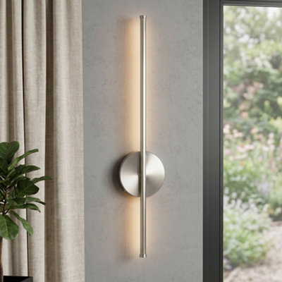 B&Q -  Corbus Nickel Rechargeable Wall Light - Image 3