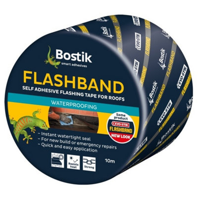Bostik Flashband Flashing Tape Grey (10M X 150mm) from B&Q