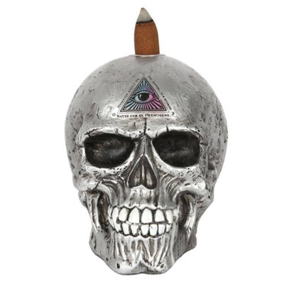 Alchemy The Void Resin Backflow Incense Burner Silver (One Size) from B&Q