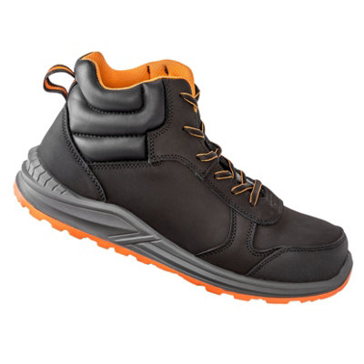  - Work-Guard By Result Unisex Adult Stirling Nubuck Safety Boots Black/grey/orange (9 Uk)