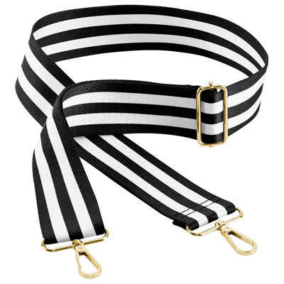 B&Q Bagbase Adjustable Bag Strap Black/white (One Size)