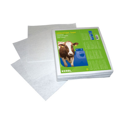 Kerbl Super Cow Udder Cloth (Pack Of 50) White (37Cm X 34Cm) from B&Q