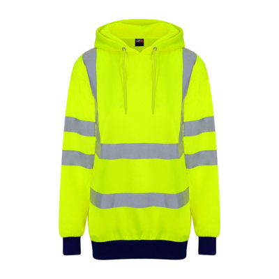 Pro Rtx High Visibility Unisex Adults Reflective Hoodie from B&Q