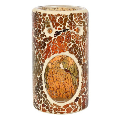 Something Different Pillar Oil Burner Brown (One Size) from B&Q