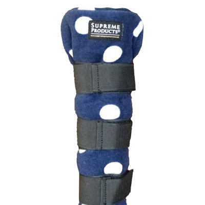 Supreme Products Fleece Dotted Horse Tail Guard Noble Navy (Cob/full) from B&Q