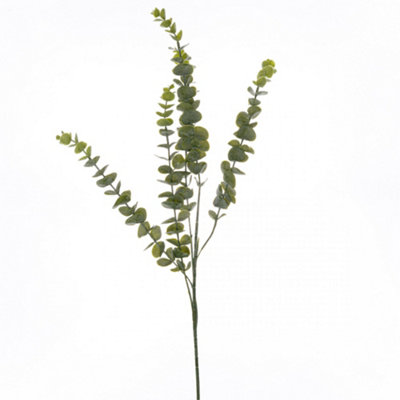 Hill Interiors Gunnii Eucalyptus Spray Artificial Plant Green (90Cm X 8Cm X 8mm) from B&Q