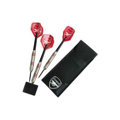 Arsenal Fc Leather Darts Set (Pack Of 3) - Red/Black - Image 3