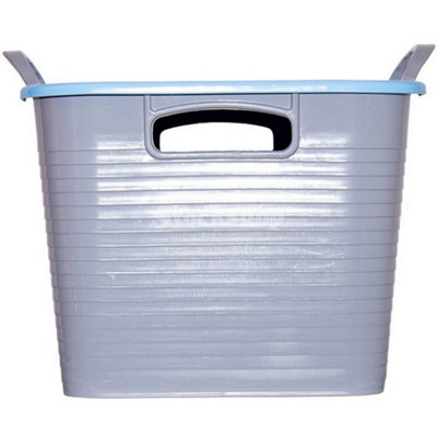  - Red Gorilla Stack N Store Storage Box Grey/sky Blue (One Size)