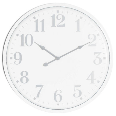 B&Q -  Aubrey Wall Clock White (49Cm X 4Cm X 49Cm)