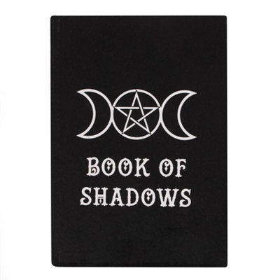 Something Different Book Of Shadows A5 Notebook Black/white (One Size) from B&Q