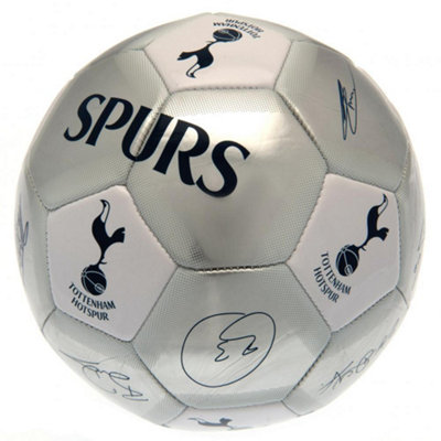 Tottenham Hotspur Fc Unisex Silver Spurs Signature Metallic Football In - Image 3