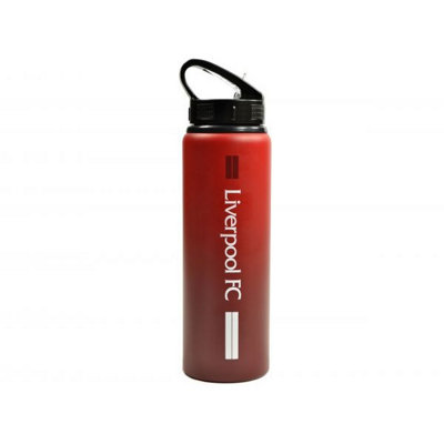 Liverpool Fc Fade Aluminium Water Bottle Red/white (One Size) from B&Q