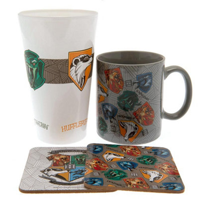 Harry Potter Magical Gl Hogwarts Houses Gift Set White/grey/brown (One Size)