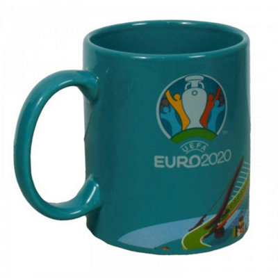 Uefa Champions League Euro 2020 Mug Turquoise (One Size) from B&Q